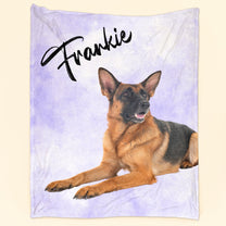 Custom Pet Photo - Personalized Photo Blanket