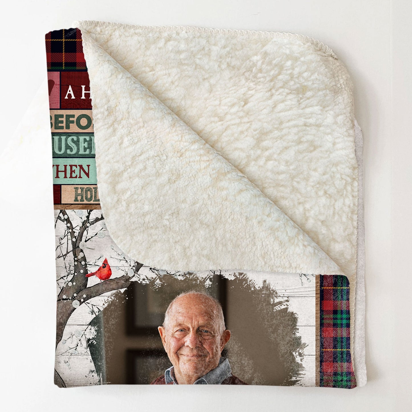 Custom Photo A Hug From Heaven - Personalized Memory Photo Blanket