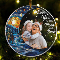 Custom Photo Grandparents & Kids - Personalized Acrylic Photo Ornament