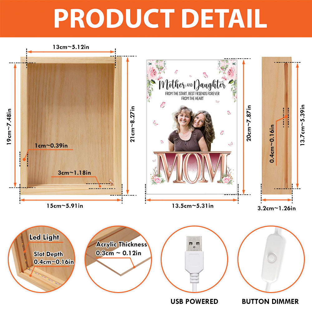 Custom Photo Mother's Day Gifts - Personalized Photo Frame Light Box