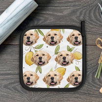 Custom Photo Pet Face - Personalized Photo Oven Mitts, Pot Holder