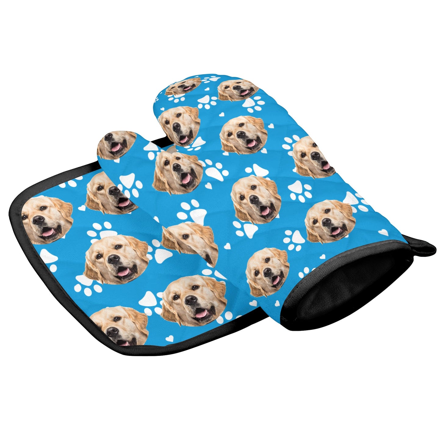 Custom Photo Pet Face - Personalized Photo Oven Mitts, Pot Holder