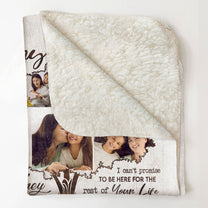 Custom Photo You Will Always Be My Baby Girl  - Personalized Photo Blanket