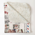 Custom Photo You'll Always Be My Baby Girl  - Personalized Photo Blanket
