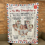 Custom Photo You'll Always Be My Baby Girl  - Personalized Photo Blanket