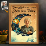 Custom Photo Your Light Will Always Shine  - Personalized Photo Frame Light Box