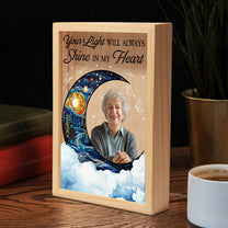 Custom Photo Your Light Will Always Shine  - Personalized Photo Frame Light Box