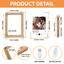 Custom Your Favorite Song Title - Personalized Photo Frame Lamp