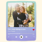 Customized Blanket With Your Favorite Song - Personalized Photo Blanket - Valentine's Day Gifts For Her, Him