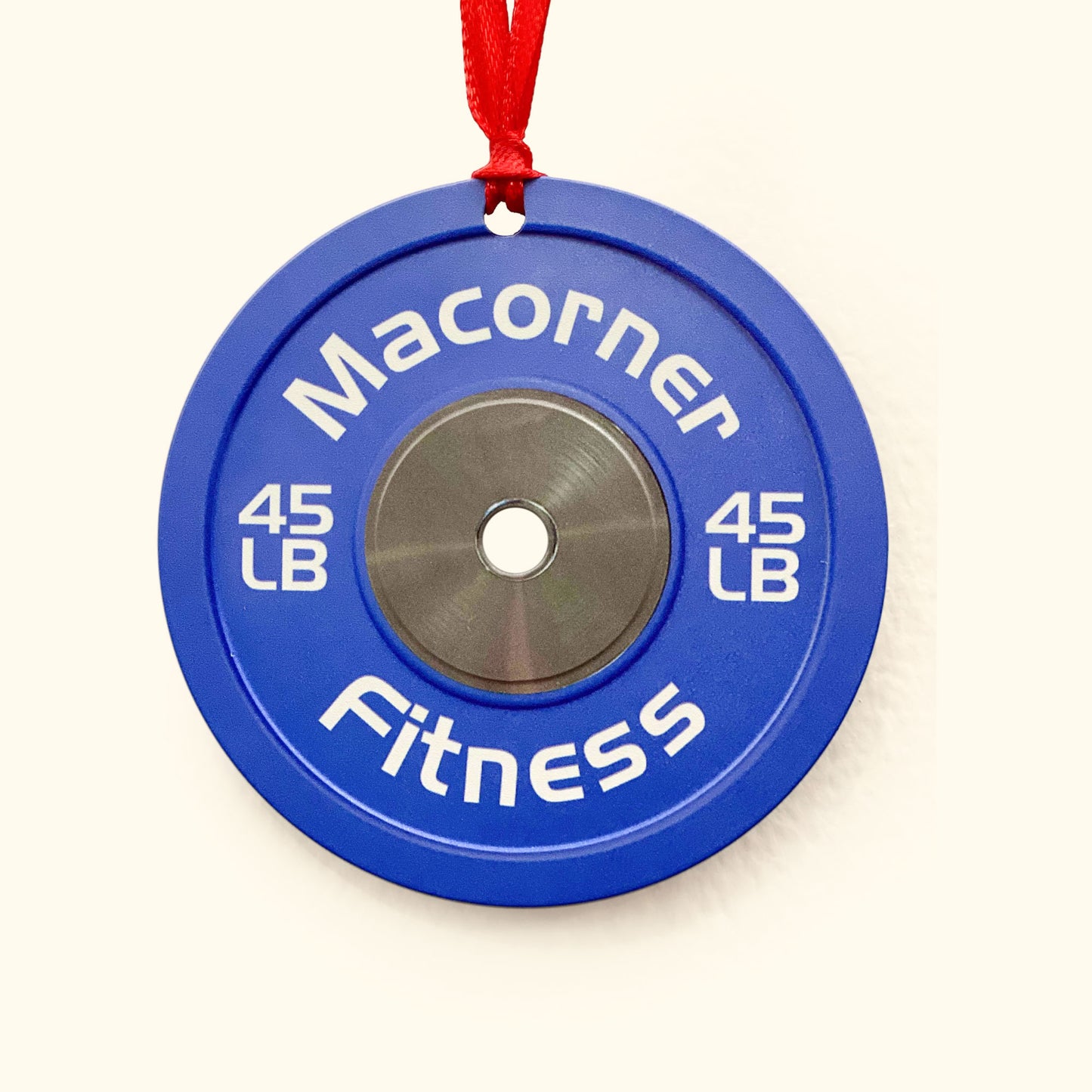 Bumper Plate - Personalized Two-Sided Aluminum Ornament