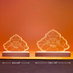 Cute Sleeping Animal - Personalized LED Light