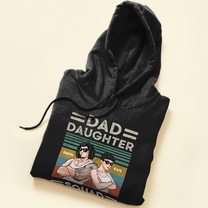 Dad Daughter Squad - Personalized Shirt - Birthday Father's Day Gift For Daddy, Step Dad - Gift From Daughters