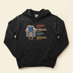 Dad Grandpa Uncle Legend Husband - Personalized Shirt - Birthday, Father's Day ,Funny Gift For Dad, Father, Grandpa, Husband 