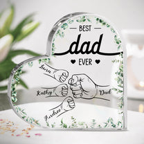 Dad Hand Bumps - Personalized Acrylic Plaque