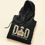 Dad - Hero - Friend - Protector - Personalized Shirt - Birthday, Father's Day Gift For Father, Dad, Dada, Daddy