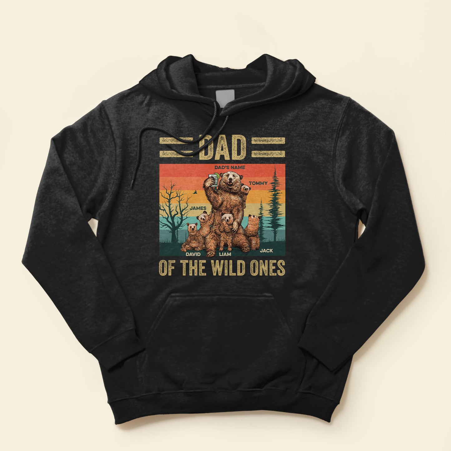 Dad Of The Wild Ones - Personalized Shirt - Father's Day, Birthday Gift For Father, Dad, Dada, Daddy