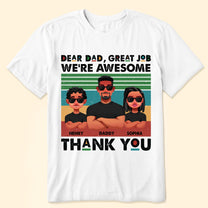 Dad, Thank You! - Personalized Shirt