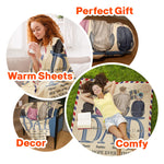 Dad, This Blanket Reminds How Much We Love You - Personalized Blanket