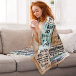 Dad - You Mean More To Me Than You'Ll Ever Know - Personalized Blanket - Christmas, New Year Gift For Dad, Father, Daddy