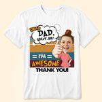 Dad, Great Job! - Personalized Photo Shirt