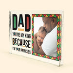 Dad, You Are My King - Personalized Rectangle Acrylic Plaque