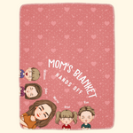 Dad's Blanket Mom's Blanket Hands Off Funny Gifts - Personalized Blanket