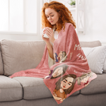 Dad's Blanket Mom's Blanket Hands Off Funny Gifts - Personalized Blanket