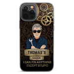 Dad' Garage - Personalized Clear Phone Case