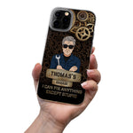 Dad' Garage - Personalized Clear Phone Case