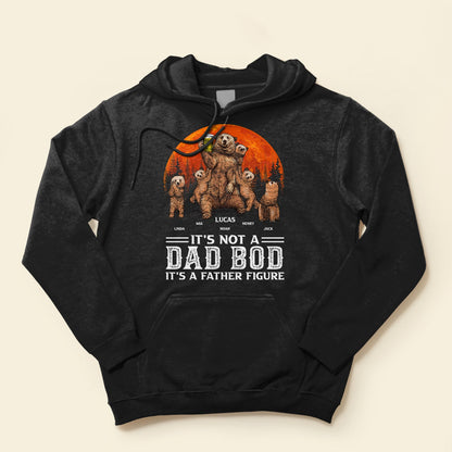 Daddy Bear It's Not A Dad Bod Red Moon Vintage - Personalized Shirt