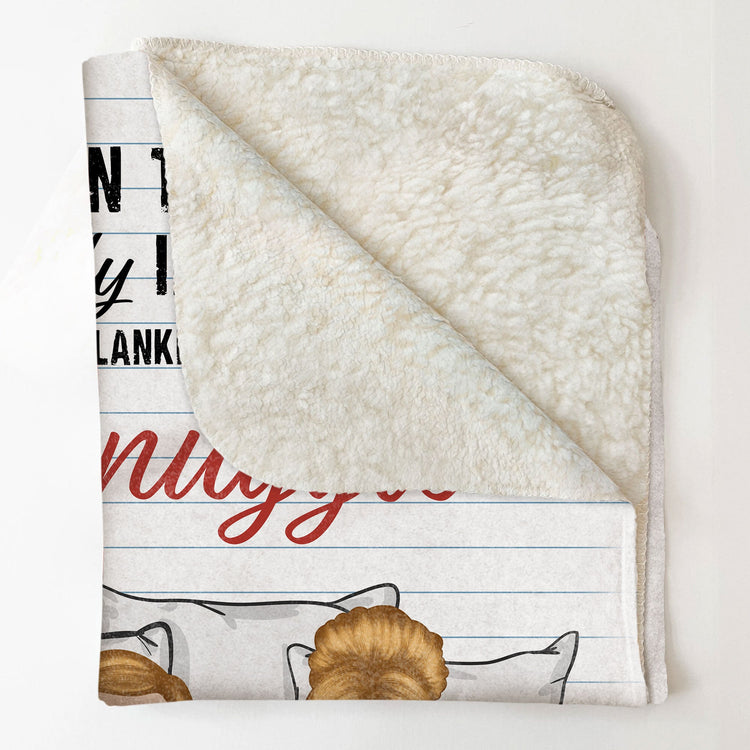 Daddy In The Sheets - Personalized Blanket - Father's Day, Birthday, Funny Gift For Husband, Lover, Life Partner, Boyfriend - From Wife, Girlfriend