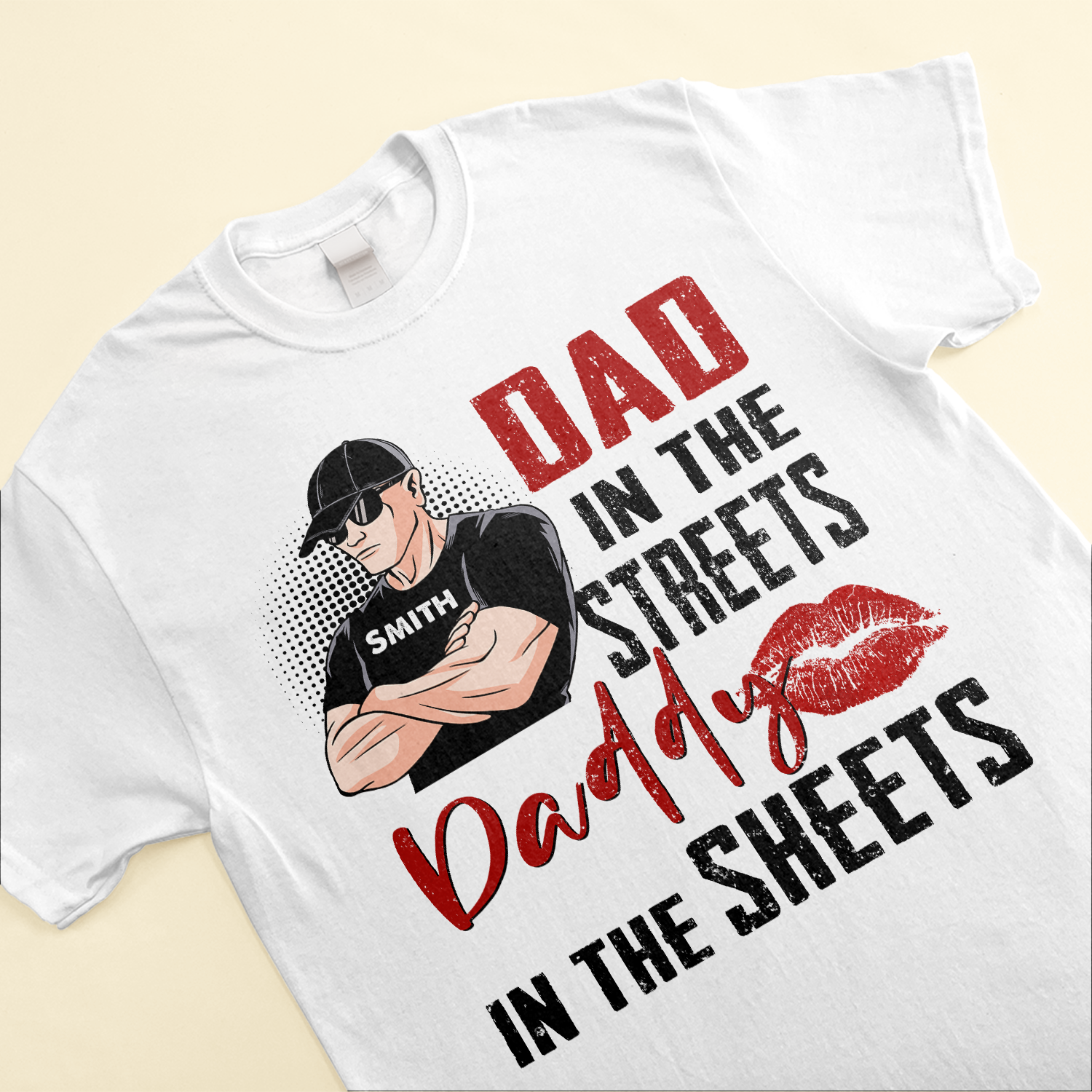 Daddy in The Sheets - Personalized Shirt - Father's Day, Birthday, Funny Gift for Husband, Boyfriend, Lover - from Wife, Girlfriend Pullover Hoodie /