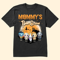 Daddy Mommy's Boo Crew Custom Family Title Halloween - Personalized Shirt