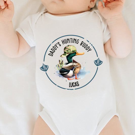 Daddy's Hunting Buddy - Personalized Baby Onesie