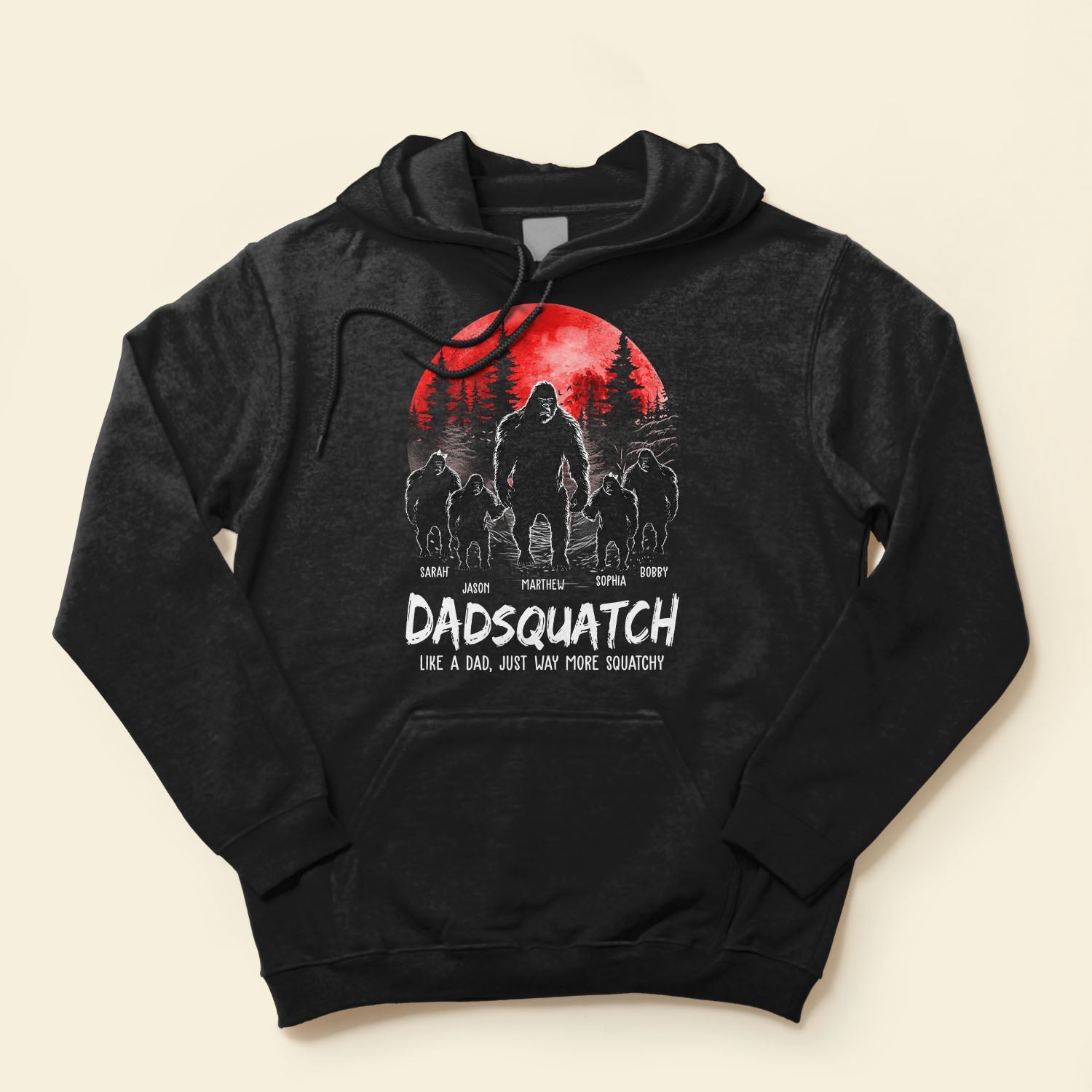 Dadsquatch, Like A Dad, Just Way More Squatchy - Personalized Shirt Father's Day - Version 2