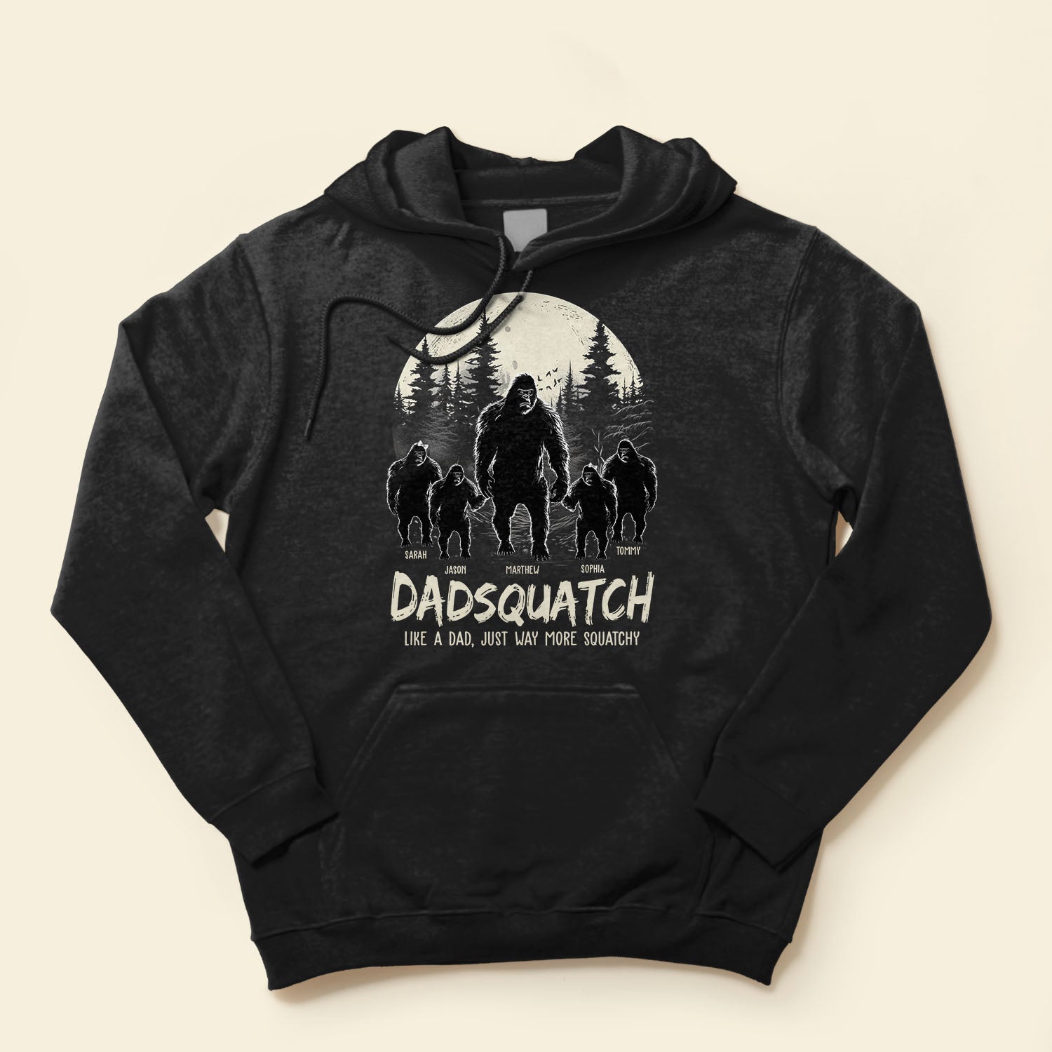 Dadsquatch, Like A Dad, Just Way More Squatchy - Personalized Shirt