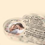 Daughter, Never Forget That I Love You - Personalized Acrylic Photo Plaque