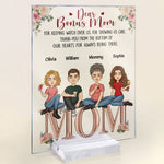 Dear Bonus Mom Thank You For Being There - Personalized Acrylic Plaque