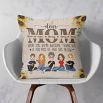 Dear Mom - Great Job - Personalized Pillow (Insert Included) - Mother's Day, Loving, Birthday Gift For Mom, Mother, Mama