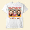 Dear Mom Great Job We&#39;re Awesome Leopard Retro - Personalized Shirt