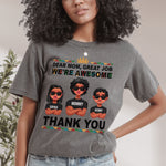 Dear Mom, Thank You! - Personalized Comfort Tee