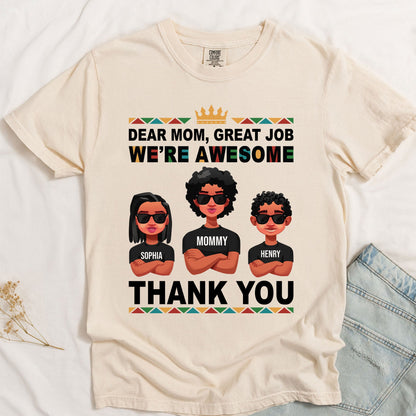 Dear Mom, Thank You! - Personalized Comfort Tee