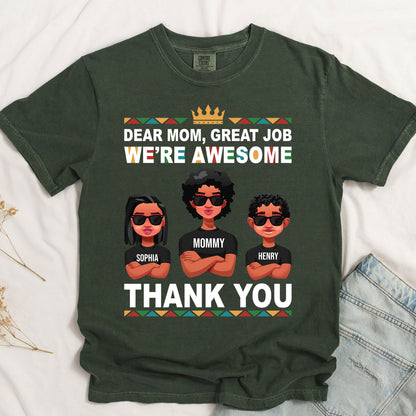 Dear Mom, Thank You! - Personalized Comfort Tee