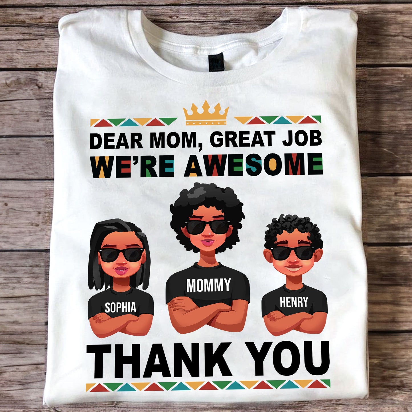 Dear Mom, Thank You! - Personalized Shirt
