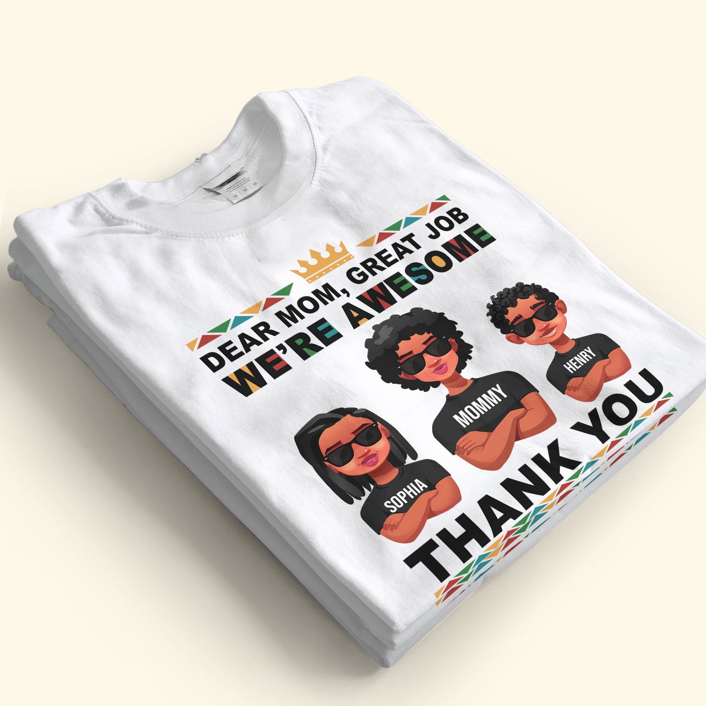 Dear Mom, Thank You! - Personalized Shirt