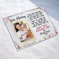 Dear Mommy From Baby - Personalized Acrylic Photo Plaque