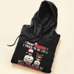 Dear Santa I Tried To Be Good - Personalized Shirt - Christmas Gift For Grandkid, Son,Daughter
