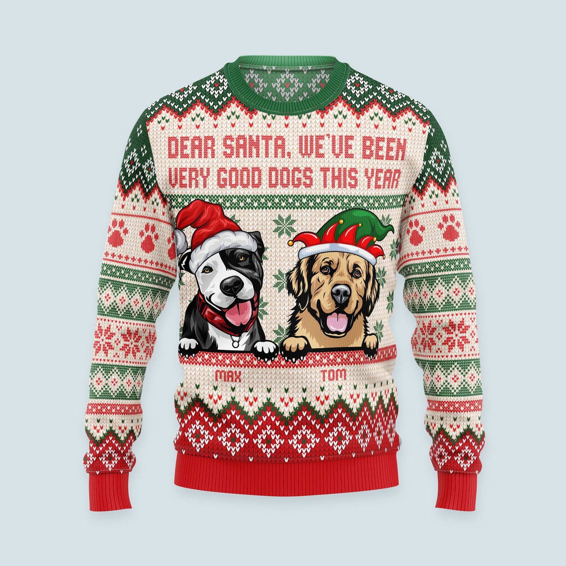 Dog & Owner Ugly Xmas Sweaters