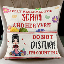 Do Not Disturb I'm Counting - Personalized Pocket Pillow (Insert Included)