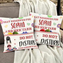 Do Not Disturb I'm Counting - Personalized Pocket Pillow (Insert Included)